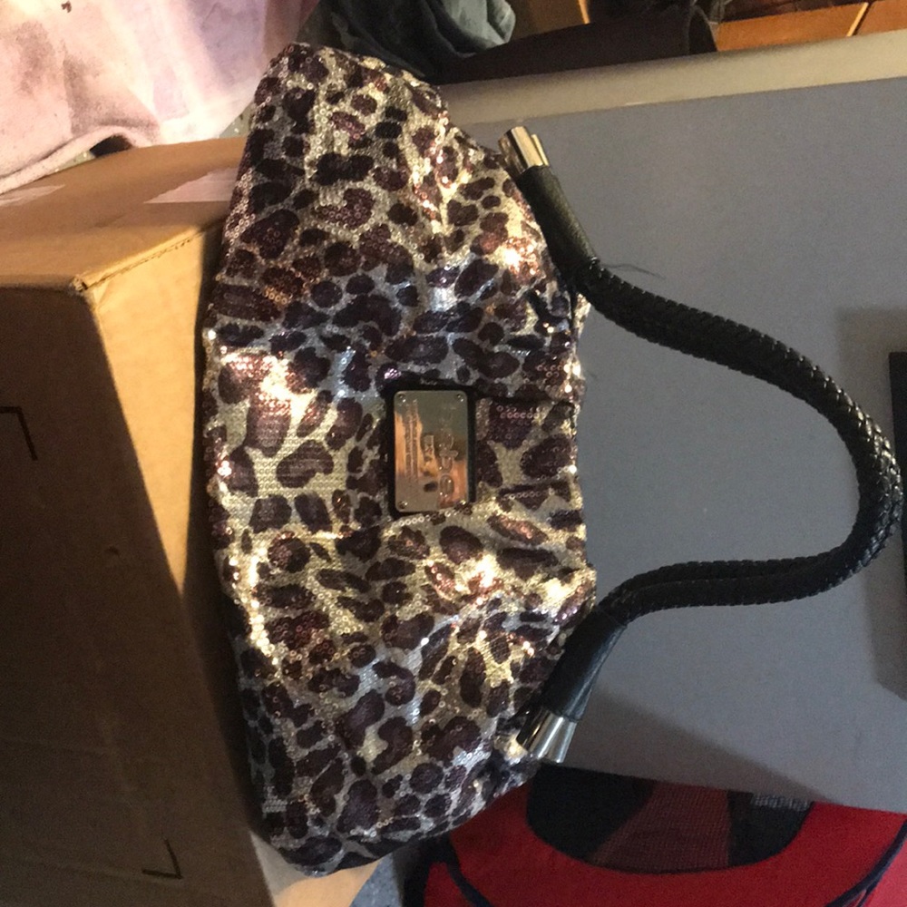 Animal print purse from Bebe